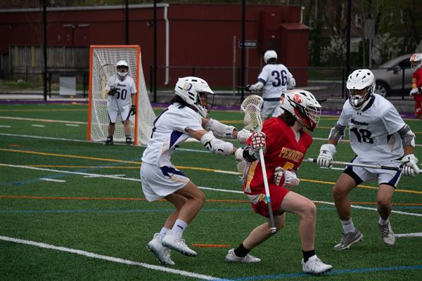 UPPER DARBY HIGH-SCHOOL BOYS LACROSSE GAME VS PENNCREST APRIL 11, 2023