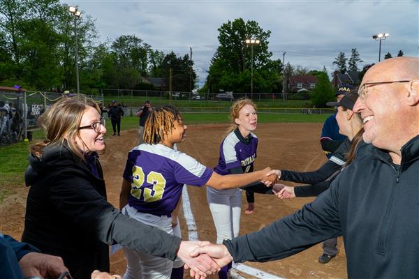 Upper Darby High School Senior Night softball  vs. Strath Haven May 2, 2023