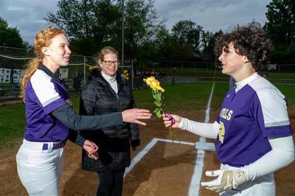 Upper Darby High School Senior Night softball  vs. Strath Haven May 2, 2023