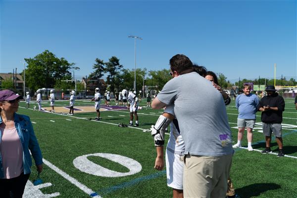 UPPER DARBY HIGH SCHOOL BOYS LACROSSE SENIOR DAY FIRST WIN VS BONNER MAY 10, 2023